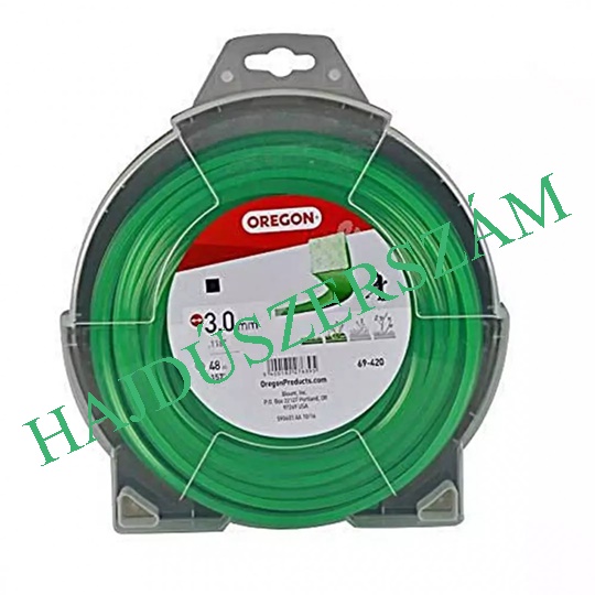 OREGON Damil 3.0mm x48m szögletes zöld 69-420