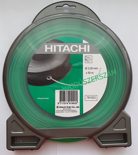HITACHI Damil 2,0mm x 50m  szögletes  781022